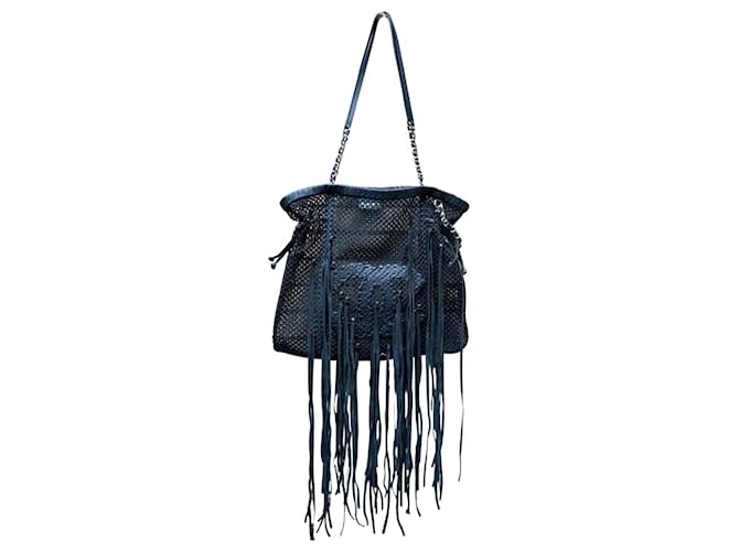 Bolsa Chanel n.UMA. Preto Couro  ref.1194369