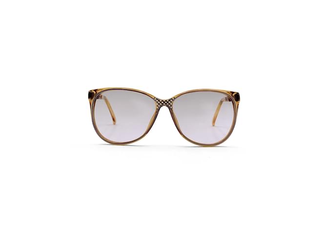 Óculos de sol Christian Dior Amarelo Plástico  ref.1194423