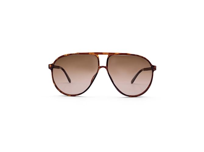 Óculos de sol Christian Dior Marrom Plástico  ref.1194431