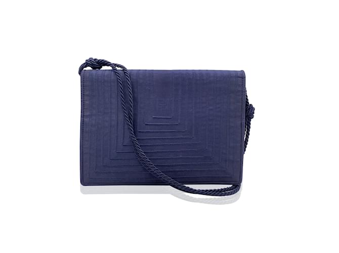 Fendi Shoulder Bag Vintage n.A. Blue Cloth  ref.1194455