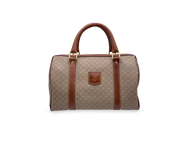 Céline Celine Handbag Vintage Macadam Beige Cloth  ref.1194469