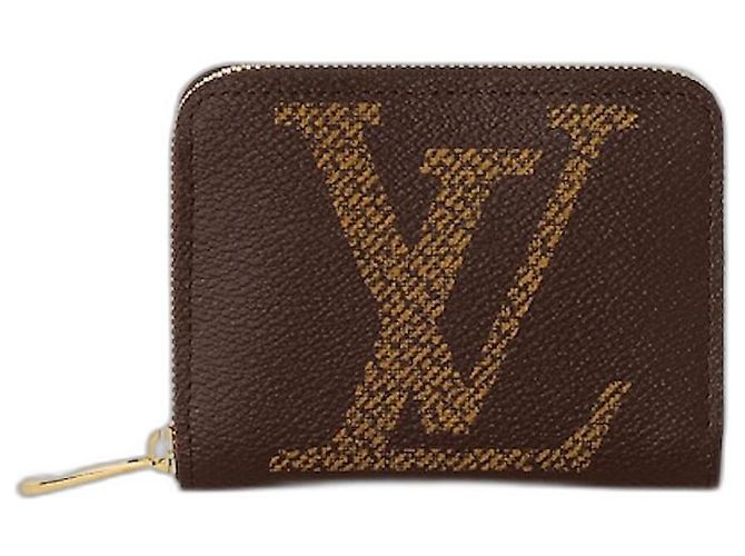 Louis Vuitton Monogramme géant zippé LV Marron