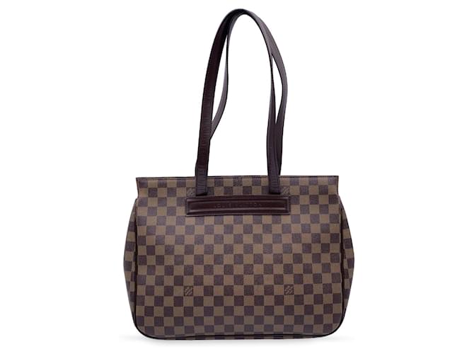 Louis Vuitton Tote Bag Parioli Brown Cloth  ref.1194674