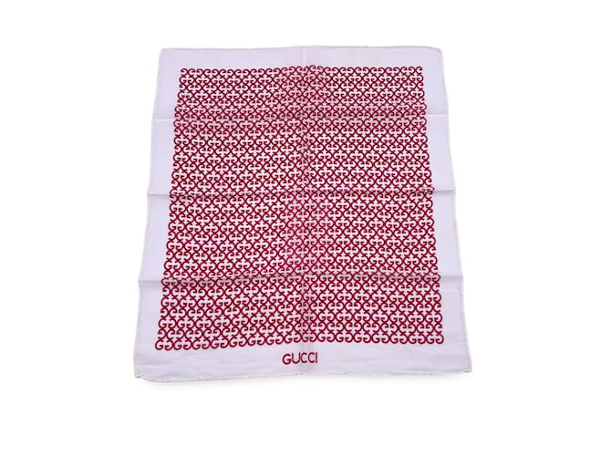 gucci scarf Red Cotton  ref.1194677