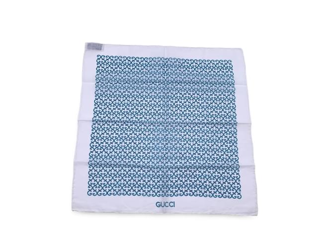 gucci scarf Blue Cotton  ref.1194680