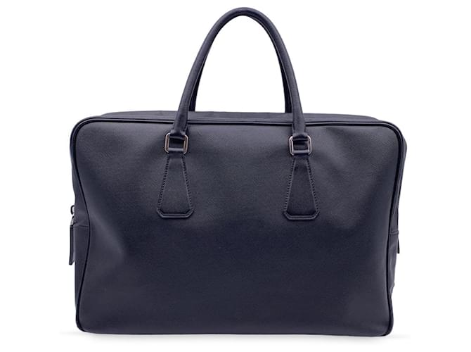 Prada Briefcase n.A. Black Leather  ref.1194839