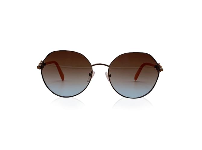 Óculos de sol Emilio Pucci Marrom Metal  ref.1194865