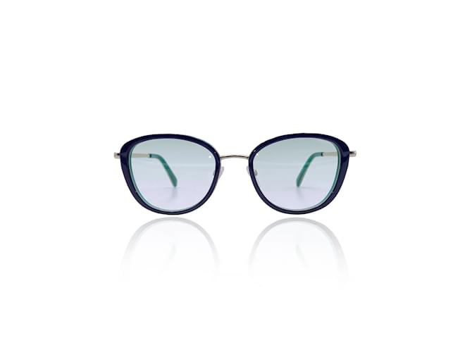 Lunettes de soleil Emilio Pucci Métal Bleu  ref.1194974