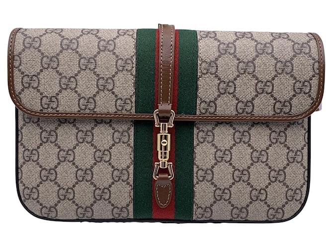 Gucci Shoulder Bag Jackie 1961 Beige Cloth  ref.1195060