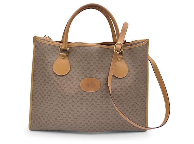 Gucci Tote Bag Vintage n.A. Beige Cloth  ref.1195083