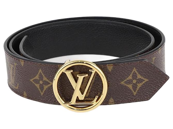 Louis Vuitton Monogram LV Circle Reversible Belt Leather  ref.1195159