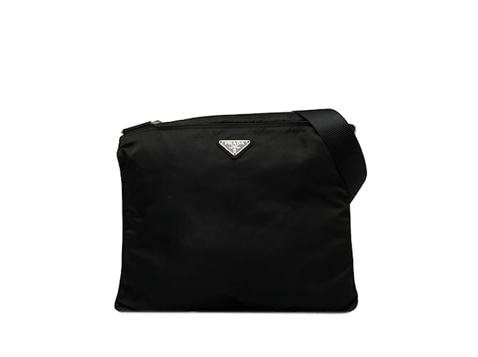 Black Prada Tessuto Crossbody Cloth  ref.1195165