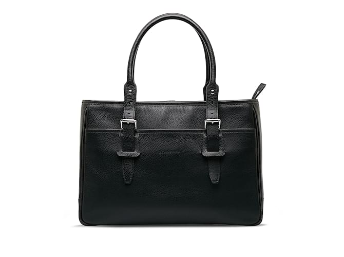 Black Burberry Leather Tote Bag  ref.1195194