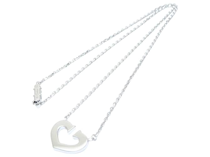 Cartier Heart Silvery White gold  ref.1195332