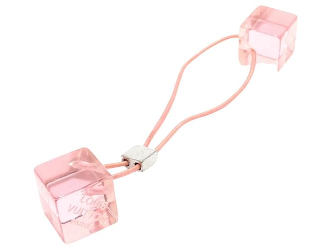Louis Vuitton Hair cube Pink Plastic  ref.1195366