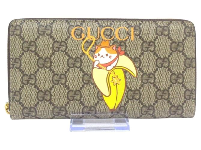 Gucci GG plus Beige Lienzo  ref.1195390