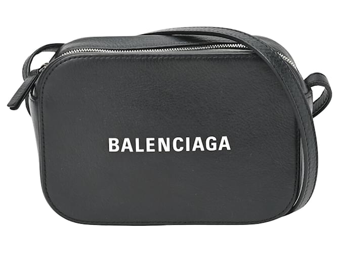 Balenciaga Everyday Negro Cuero  ref.1195468