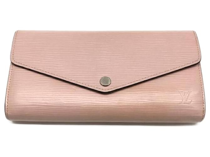 Louis Vuitton Portefeuille Sarah Pink Leather  ref.1195473