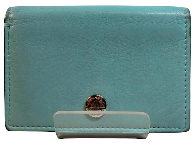 TIFFANY & CO Blue Leather  ref.1195493