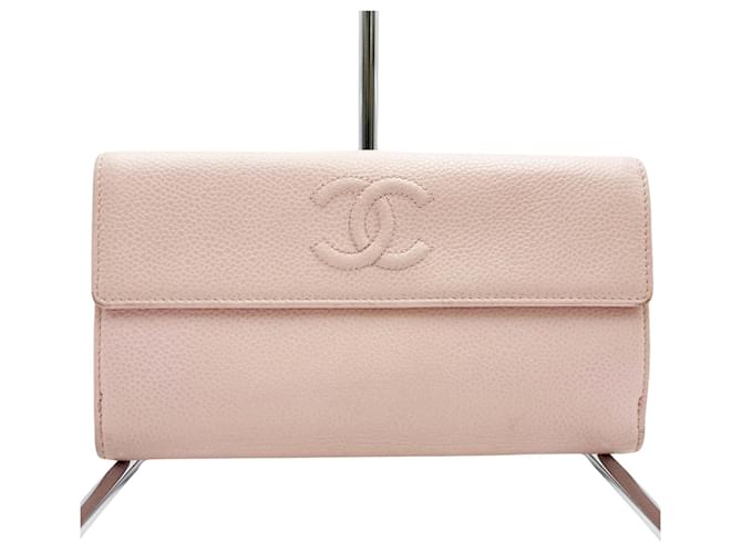 Chanel COCO Mark Pink Leather  ref.1195517