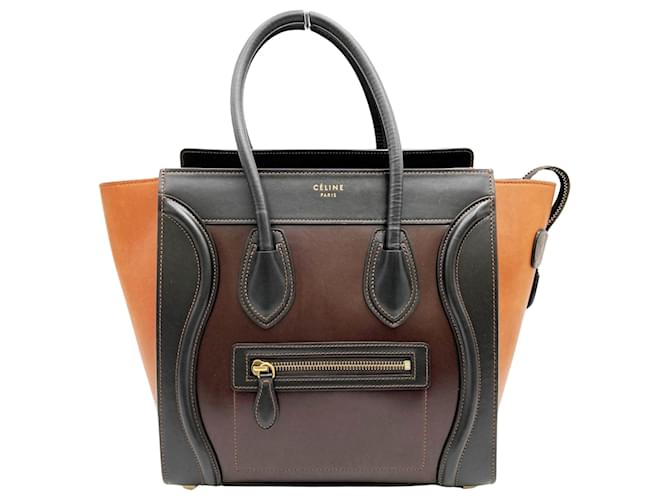 Céline Luggage Cuir Marron  ref.1195525