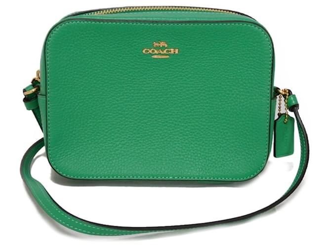 Coach Green Leather  ref.1195539