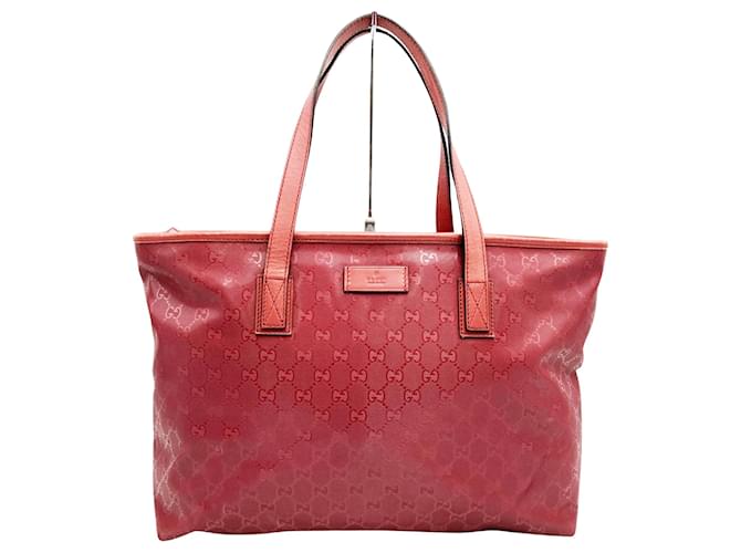 Gucci GG Imprimé Toile Rouge  ref.1195542