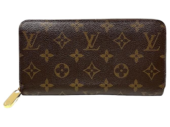 Louis Vuitton Zippy Wallet Toile Marron  ref.1195659