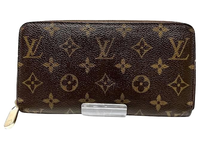 Louis Vuitton Zippy Wallet Brown Cloth  ref.1195688