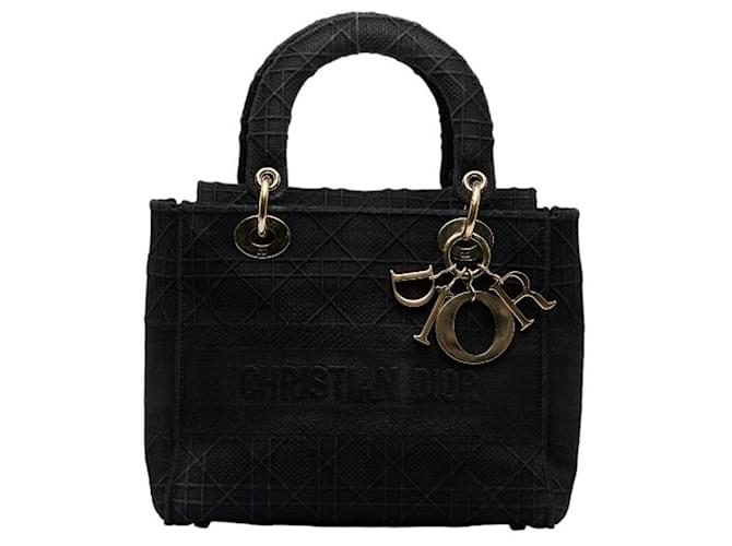 Dior Lady Dior Black Cloth  ref.1195714