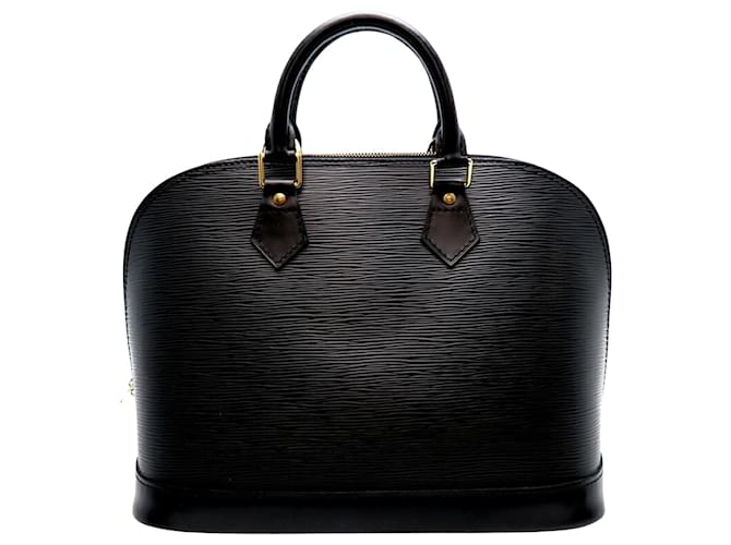 Louis Vuitton Alma Schwarz Leder  ref.1195768