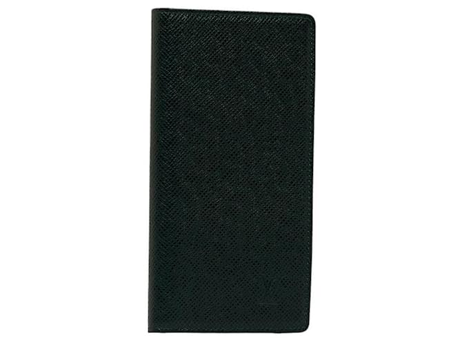 Louis Vuitton Couverture agenda de poche Negro Cuero  ref.1195772