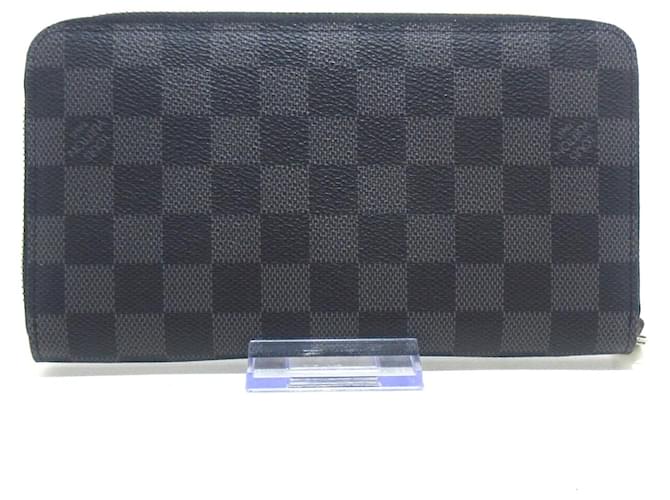Louis Vuitton Zippy Organizer Black Cloth  ref.1195899