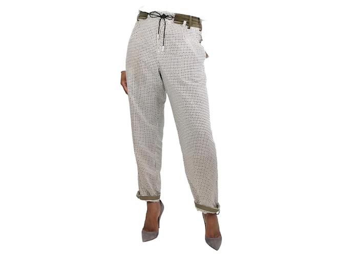Sacai Pantalon imprimé multi élastiqué - taille M Polyester Multicolore  ref.1196030