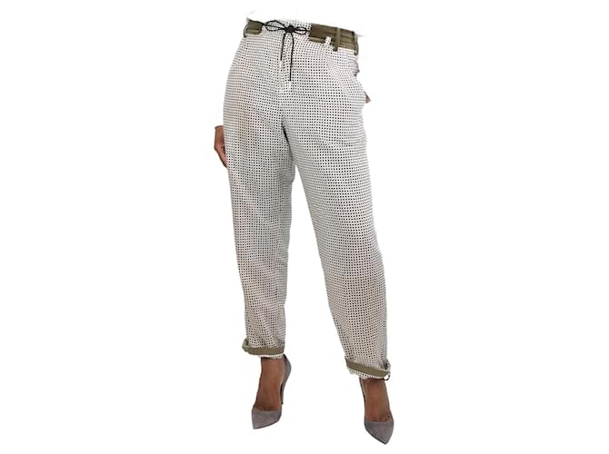 Sacai Multi elasticated printed trousers - size M Multiple colors Polyester  ref.1196030