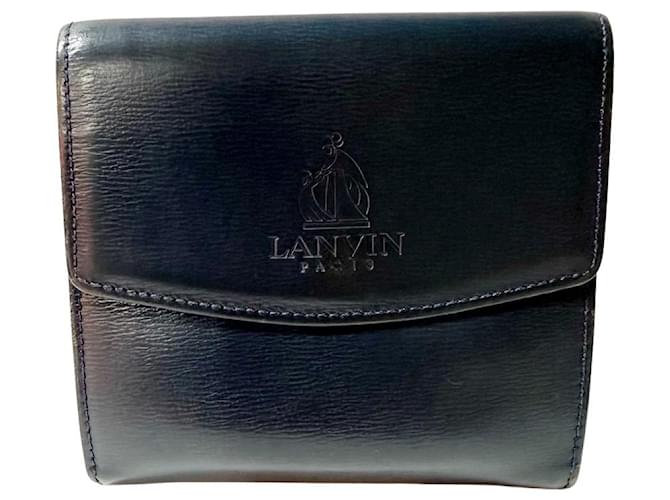 LANVIN Black Leather  ref.1196139
