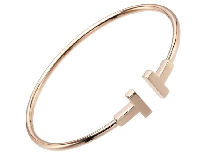 Tiffany & Co T wire Golden Pink gold  ref.1196315