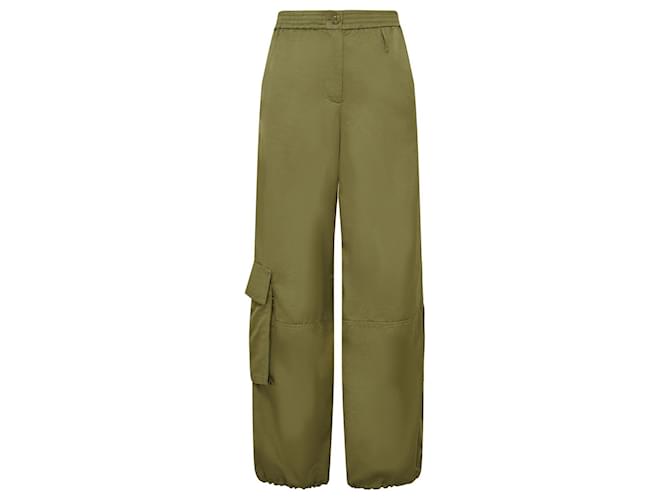 Dorothée Schumacher Pants, leggings Green Cotton Viscose  ref.1196355