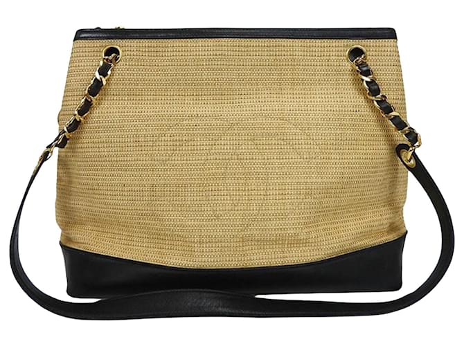 Timeless Chanel Cabas Beige Cloth  ref.1196358