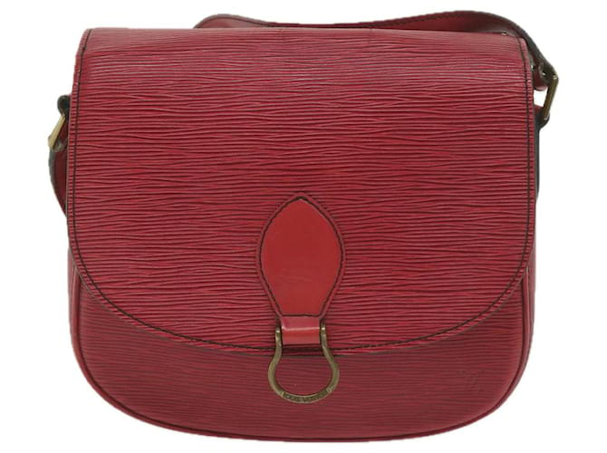 Louis Vuitton Saint Cloud Rosso Pelle  ref.1196556