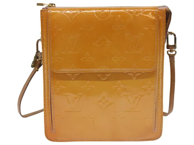 Louis Vuitton Pochette Accessoire Amarillo Charol  ref.1196562