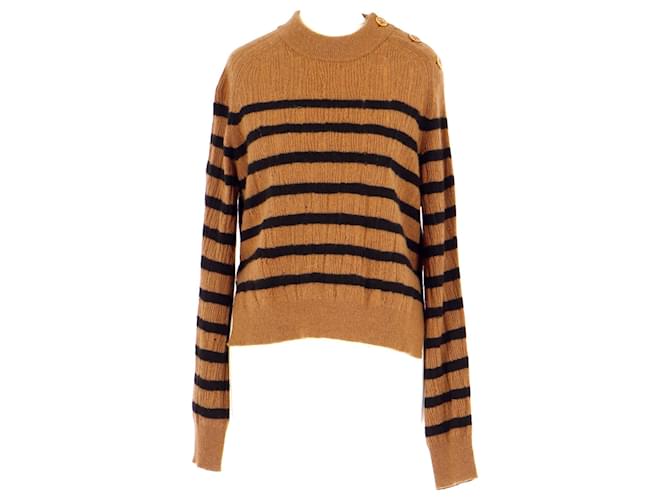 Zadig & Voltaire sweater Brown Cashmere  ref.1196628