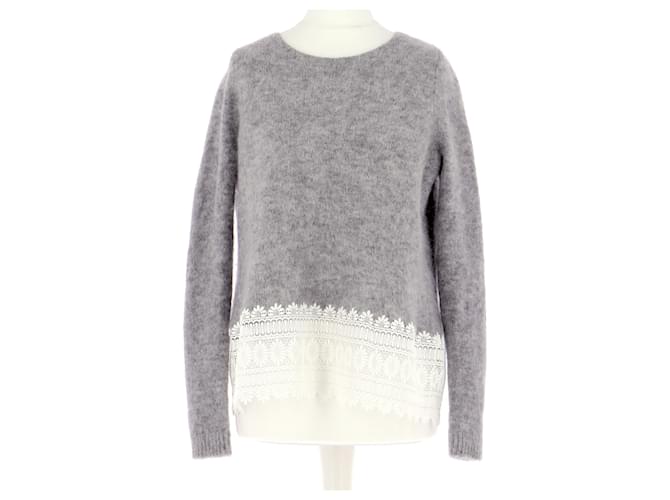 SéZane sweater Grey Mohair  ref.1196632