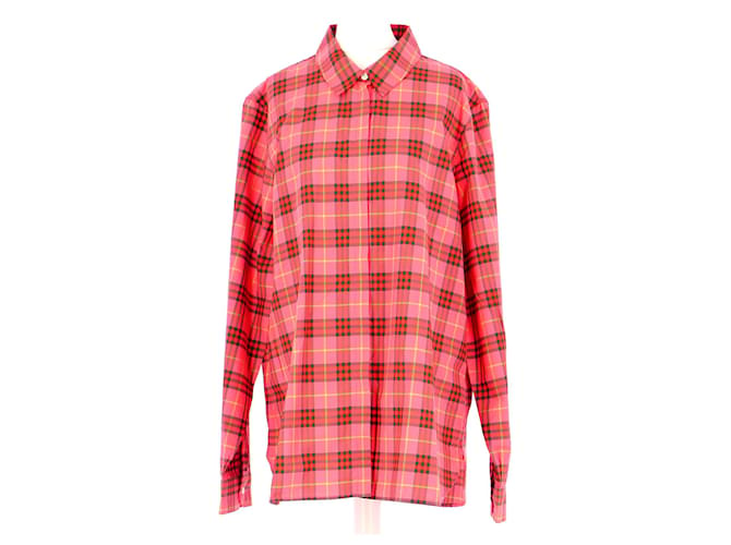 Burberry Camisa Rosa Algodão  ref.1196638