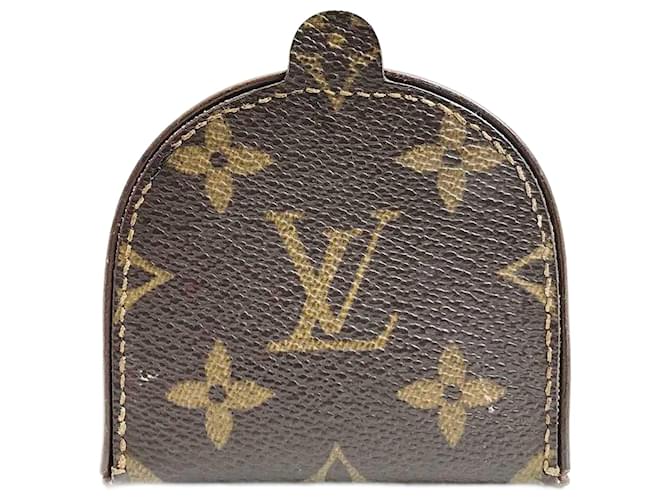 Louis Vuitton Monogramme Porte Monnaie Cuvette M61960 Toile Marron  ref.1196655