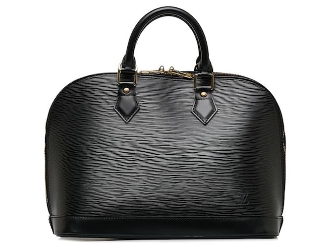 Louis Vuitton Alma Black Leather  ref.1196856
