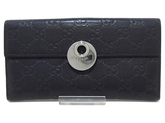 Gucci Shimmer Line Black Leather  ref.1196901