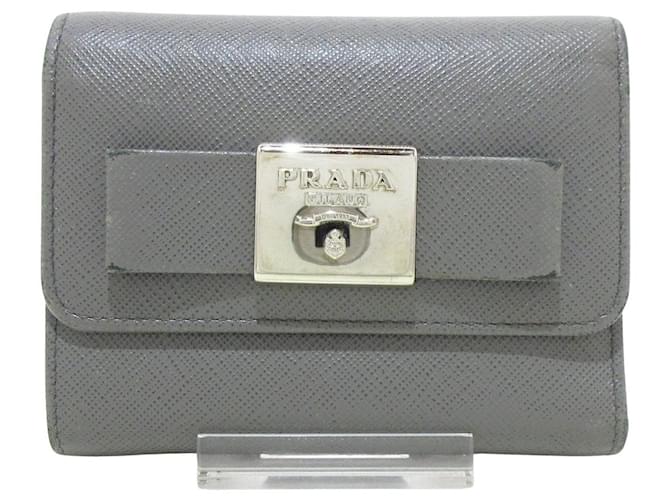 Prada Grey Leather  ref.1197017
