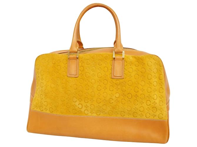 Céline Celine Macadam Yellow Suede  ref.1197040