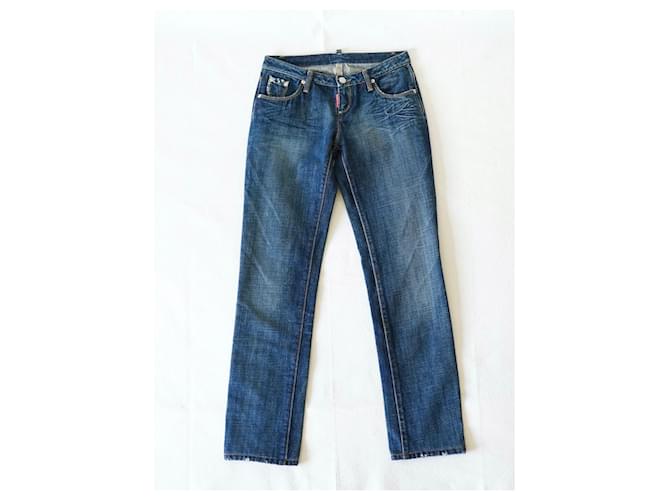 Dsquared2 Jeans Blu Cotone  ref.1197076